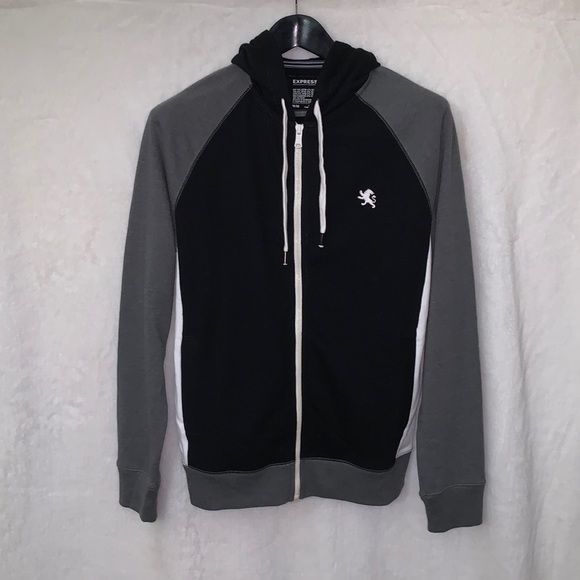 Express Other - Express Men’s Hoodie Size Medium Black-Gray-White New W/Tags